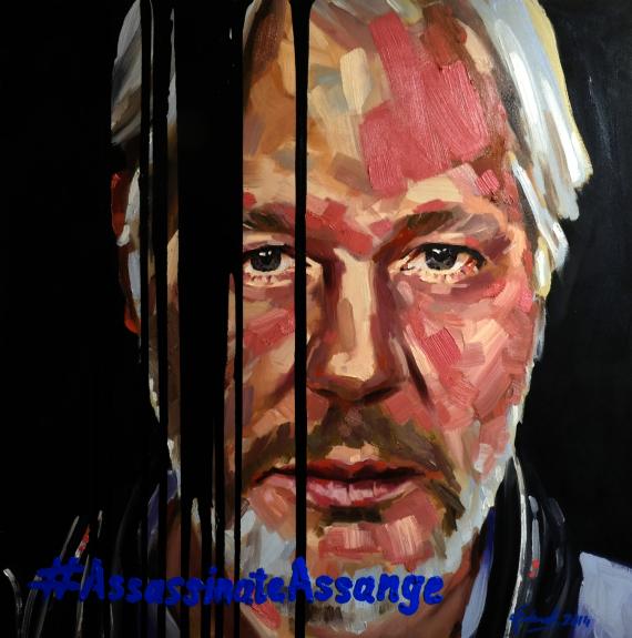 The Making and Breaking of Portraits Julian Assange art julian assange portrait painting wikileaks #AssassinateAssange nsa snowden gchq